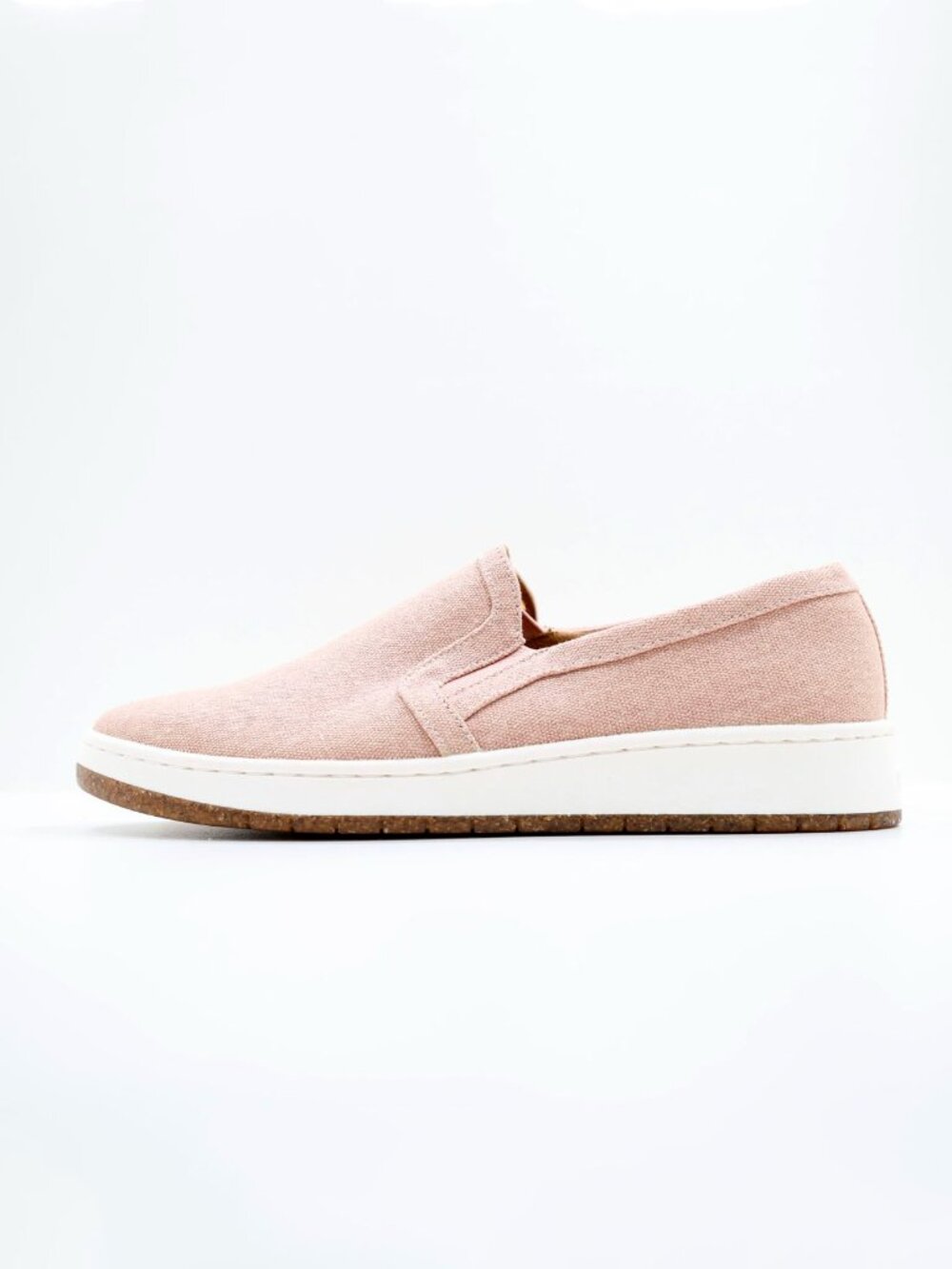Aetrex Cameron Pink Canvas Comfort Slip On Sneakers - 8.5 NWOB